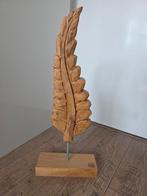 Eikenhouten blad sculptuur, Antiek en Kunst, Ophalen of Verzenden