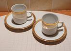 Twee Douwe Egberts  mocca kopjes, Winterling Bavaria, Antiek en Kunst, Ophalen of Verzenden