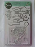 Sizzix framelits die set 11pk w/stamps - oriental elements., Ophalen of Verzenden, Nieuw, Overige thema's, Pons of Mal