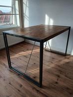 Industriële eettafel 120x80x76, Huis en Inrichting, Tafels | Eettafels, Ophalen, Zo goed als nieuw, Rechthoekig, 50 tot 100 cm