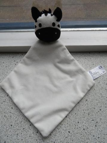 Knuffeldoek zebrapaard zebra van Kruidvat zacht velours beschikbaar voor biedingen
