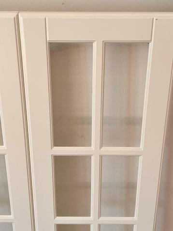 2x Ikea Bodbyn deurtjes met glas, 30x100 cm, zgan - afbeelding 5