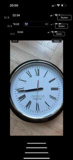Klok, Huis en Inrichting, Woonaccessoires | Klokken, Ophalen of Verzenden, Zo goed als nieuw, Wandklok