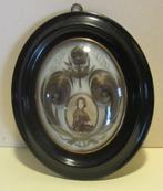 Antieke haarkader, haarwerk, foto memento mori /356, Antiek en Kunst, Verzenden