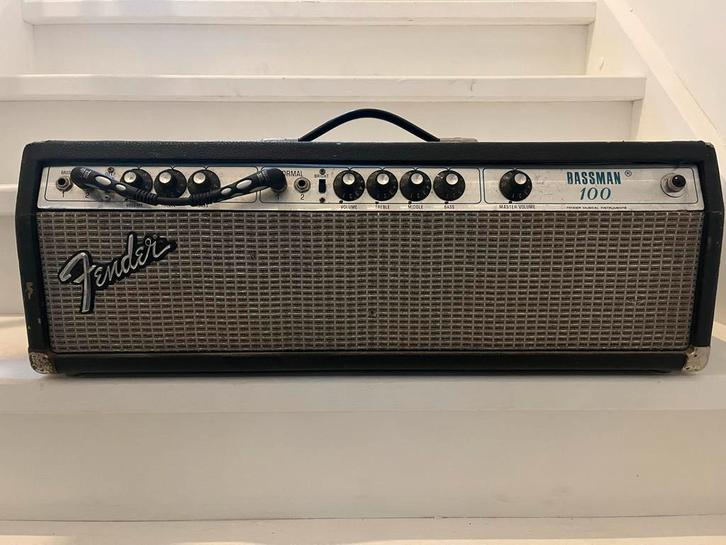 Fender Bassman 100 buizenversterker, Muziek en Instrumenten, Versterkers | Bas en Gitaar, Gebruikt, Basgitaar, 100 watt of meer