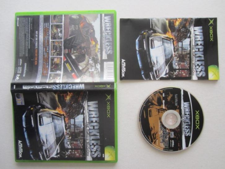 Wreckless Yakuza missions Xbox, Spelcomputers en Games, Games | Xbox Original, Gebruikt, Racen en Vliegen, 1 speler, Vanaf 18 jaar