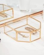 Glazen kistje, Huis en Inrichting, Woonaccessoires | Overige, Ophalen of Verzenden, Nieuw