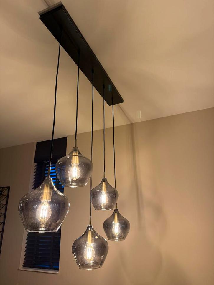 Light & Living Lamp - Zo goed als nieuw!, Huis en Inrichting, Lampen | Hanglampen, Zo goed als nieuw, 75 cm of meer, Glas, Ophalen