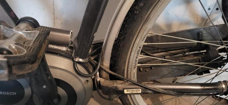 Sparta elektrische fiets framebreuk, Fietsen en Brommers, Fietsen | Heren | Sportfietsen en Toerfietsen, Gebruikt, Gazelle, Ophalen of Verzenden