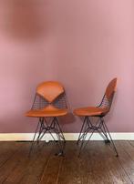 Vitra DKR-2 cognac premium leder bikini set, Huis en Inrichting, Stoelen, Ophalen, Twee, Bruin, Zo goed als nieuw