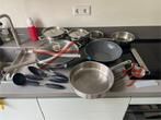 Pannenset Sola en BK, Ophalen, Gebruikt, Rvs, Pannenset