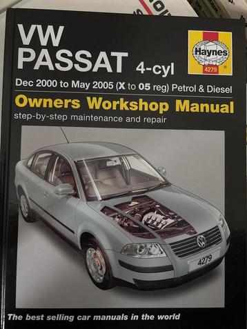 VW Passat 2000-2005 Haynes Werkplaatshandboek beschikbaar voor biedingen