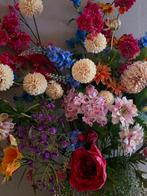 Zijde bloemen met vaas, Ophalen of Verzenden, Gehele jaar, Volle zon