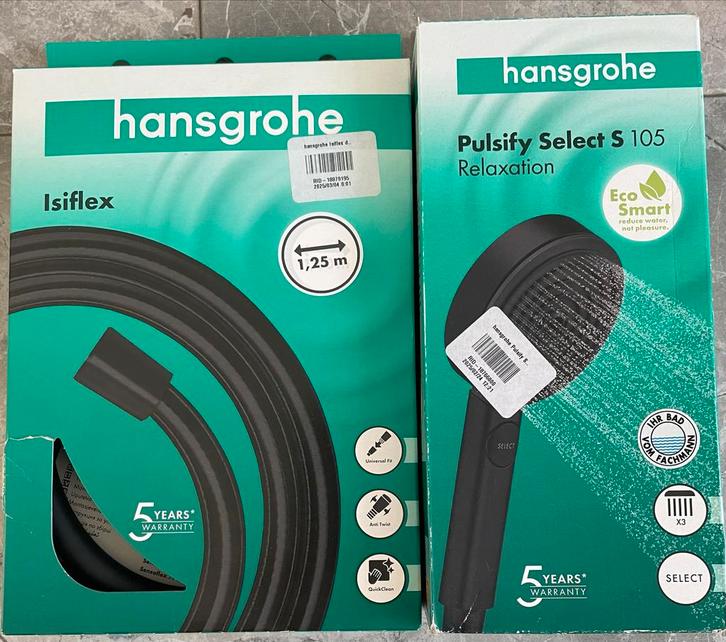 Hansgrohe Doucheset Nieuw, Doe-het-zelf en Verbouw, Sanitair, Nieuw, Douche, Ophalen of Verzenden