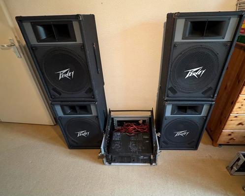 Peavey luidsprekers en versterker, Audio, Tv en Foto, Professionele Audio-, Tv- en Video-apparatuur, Gebruikt, Audio, Ophalen