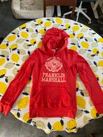 Franklin Marshall Rode Hoodie Maat S, Franklin Marshall, Ophalen of Verzenden, Maat 36 (S), Gedragen