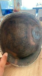 Us ww2 helm schuurvondst ardenne, Ophalen of Verzenden, Landmacht, Amerika, Helm of Baret