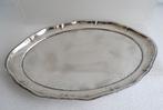 Zilver antiek platte schaal - schotel - dienblad Lutz&Weiss, Antiek en Kunst, Ophalen of Verzenden, Zilver