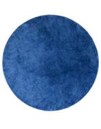 IKEA rond vloerkleed laagpolig blauw, Huis en Inrichting, Stoffering | Tapijten en Kleden, Ophalen, Zo goed als nieuw, Blauw, Rond