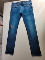 CLASSIC DENHAM RAZOR SLIM SKINNY STRETCH DESTROY JEANS 32/34, Ophalen of Verzenden, Zo goed als nieuw, Blauw, W32 (confectie 46) of kleiner