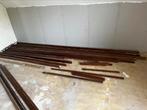 Hardhouten plinten ruim 50 meter., Ophalen, Overige materialen, Gebruikt, 250 cm of meer