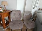 2 NIEUWE eetstoelen taupe, Huis en Inrichting, Stoelen, Ophalen of Verzenden, Nieuw, Overige kleuren, Vier