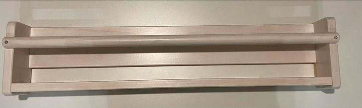 FLISAT Wandopberger - Wit Gebeitst Grenen, Huis en Inrichting, Woonaccessoires | Wandplanken en Boekenplanken, Zo goed als nieuw