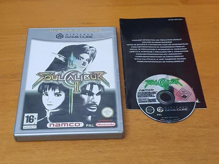 OPRUIMEN | GAMECUBE | Soul Calibur II, Spelcomputers en Games, Games | Nintendo GameCube, Gebruikt, Vechten, 2 spelers, Vanaf 12 jaar
