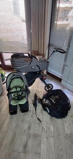 Kinderwagen, buggy, Stokke., Zo goed als nieuw, Verstelbare duwstang, Ophalen, Kinderwagen