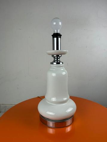 Vintage space age tafellamp porselein beschikbaar voor biedingen