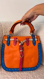 Oranje multicolor big shopper tas nieuw, Ophalen of Verzenden, Nieuw, Shopper