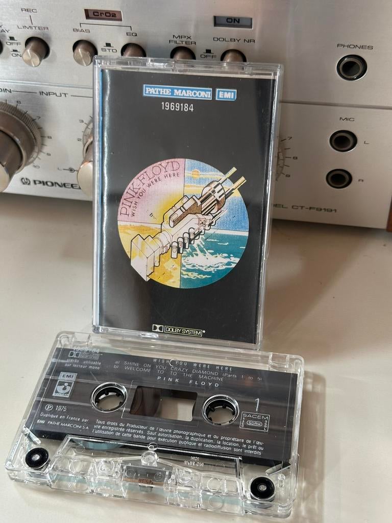 PINK FLOYD - Wish You Were Here, Ophalen of Verzenden, Zo goed als nieuw, 1 bandje