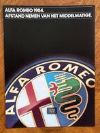 Alfa Romeo 1984 folder, Nieuw, Alfa Romeo, Ophalen of Verzenden, Alfa Romeo