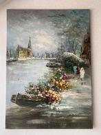 Stadsgezicht Amsterdam Anderson 50 x 70 (ophalen), Ophalen, Schilderij, 50 tot 75 cm
