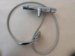 Thermostaat badkraan Grohe met doucheslang aansluiting 15cm, Doe-het-zelf en Verbouw, Sanitair, Ophalen, Zo goed als nieuw, Chroom