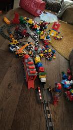 Lego duplo trein helicopter brandweer cars veel, Ophalen, Duplo