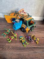 Ninja Turtles Pizza Bus met Figuren, Ophalen, Gebruikt