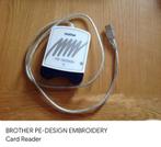 BROTHER PE-DESIGN EMBROIDERY Card Reader, Hobby en Vrije tijd, Ophalen of Verzenden, Gebruikt, Borduurmachine