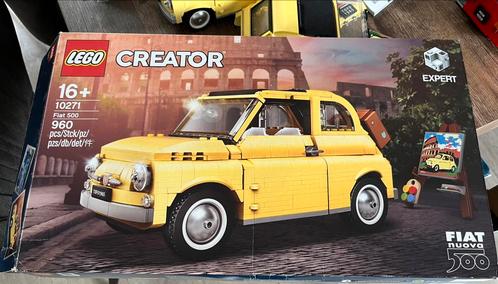 Legoset 10271 fiat 500, Kinderen en Baby's, Speelgoed | Duplo en Lego, Zo goed als nieuw, Complete set, Ophalen