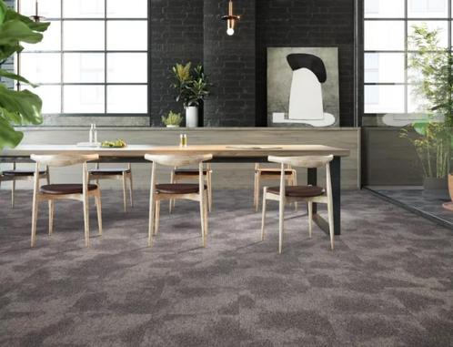 Restpartij Modulyss DSGN Cloud tapijttegels Antraciet 50x50, Huis en Inrichting, Stoffering | Vloerbedekking, Nieuw, Tapijttegels