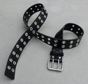 punkriem dames / heren 117-0zw / 105 x 3,7 cm - nieuw beschikbaar voor biedingen