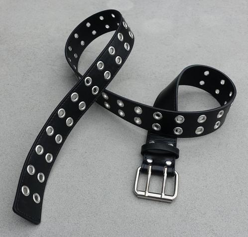 punkriem dames / heren 117-0zw / 105 x 3,7 cm - nieuw, Kleding | Dames, Riemen en Ceinturen, Nieuw, 100 cm of meer, 3 tot 5 cm