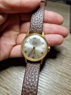 Vintage Black ancre 15 rubis mechanische automatisch Horloge, Ophalen of Verzenden, Zo goed als nieuw, Leer, Overige merken