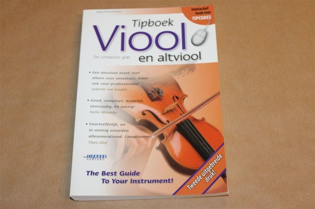Tipboek Viool & Altviool — De Complete Gids, Ophalen of Verzenden, Zo goed als nieuw, Artiest of Componist, Klassiek