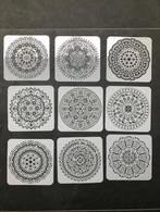 Mandala sjabloon stencil set van 9 stuks mandala sjabloon, Nieuw, Overige typen, Ophalen of Verzenden