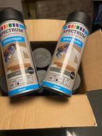 7x Spectrum Zwarte Spuitverf - Nieuw!, Zwart, Nieuw, Ophalen of Verzenden, Verf