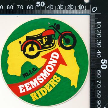 Sticker: MTC Eemsmond Riders beschikbaar voor biedingen