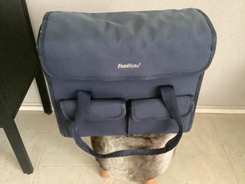 Luxe enkele fietstas Fastrider blauw fiets tas 1 kant zijde beschikbaar voor biedingen