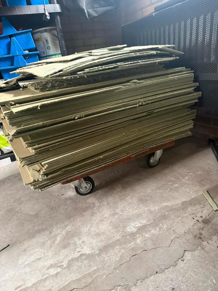 Groene Vloerisolatie Platen - 98m2, Doe-het-zelf en Verbouw, Isolatie en Afdichting, Zo goed als nieuw, Vloerisolatie, Overige materialen