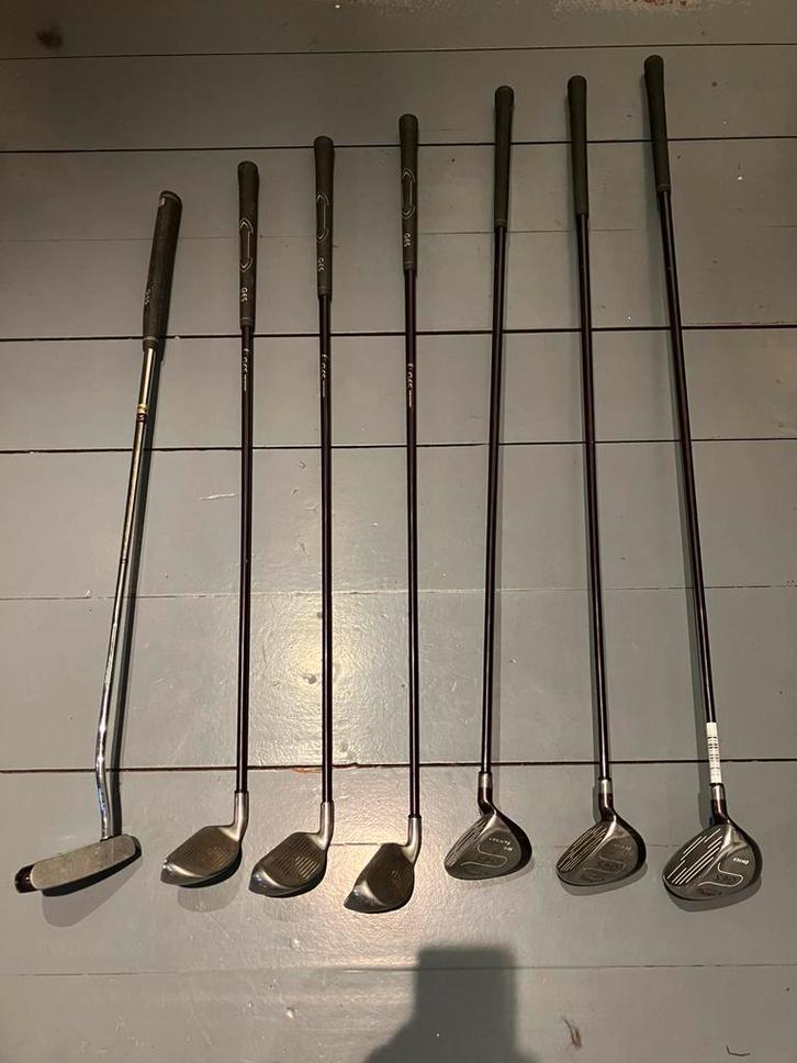 Dames golfset (12delig) incl buggy/trolley, zeer compleet, Sport en Fitness, Golf, Zo goed als nieuw, Set, Callaway, Ophalen